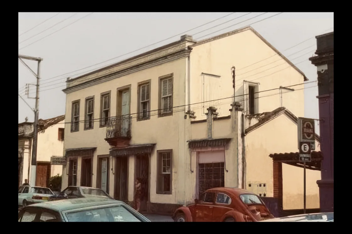 Prédio histórico no Centro de Urussanga onde funcionou a primeira Loja Bosa